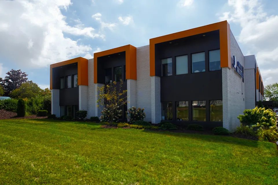 Side view of 4500 Cascade Road SE across the lawn